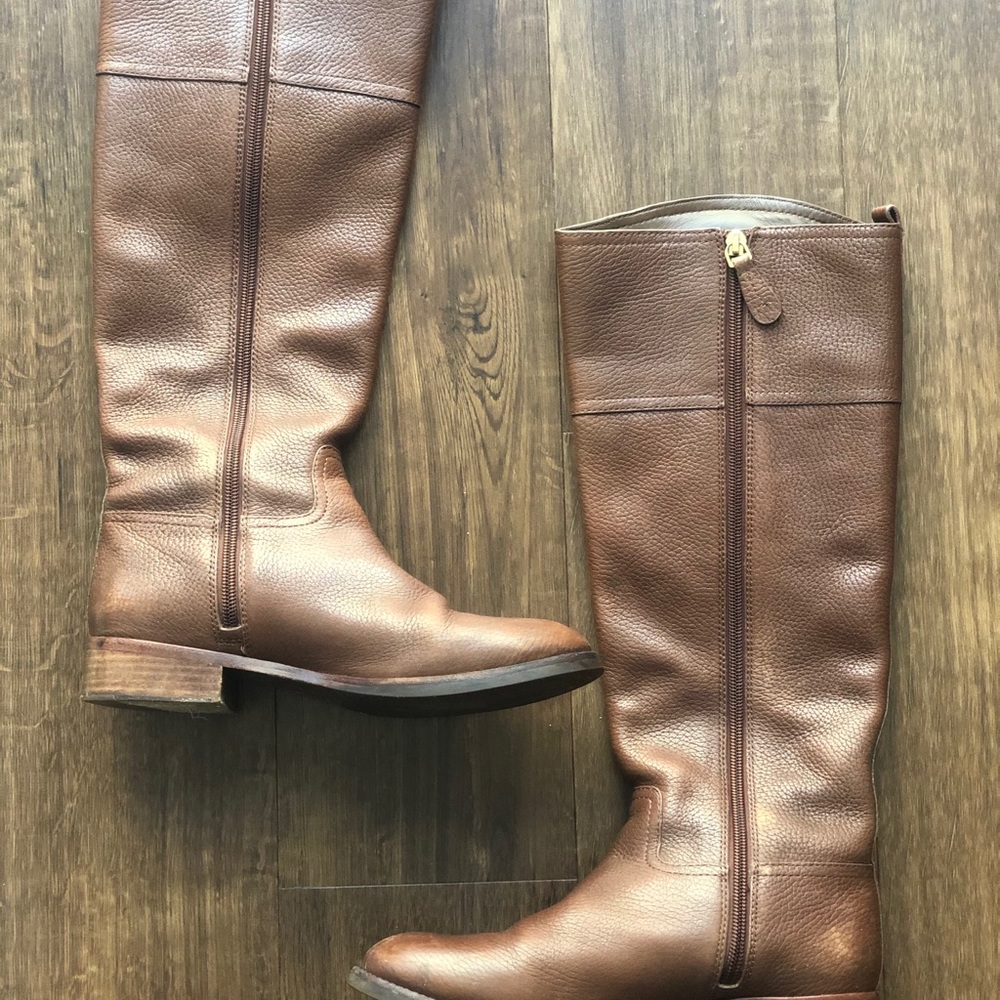 Tory Burch Brown Riding Boot - Picture 3 of 6